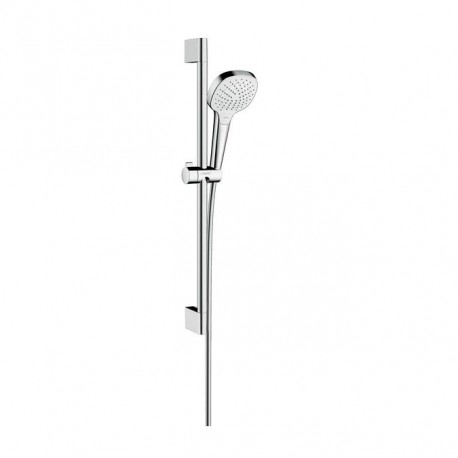 Hansgrohe Croma Select E sprchový set Vario EcoSmart 9 l/min  3-prúdový s tyčou 0,65 m biela/chróm, 26583400