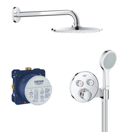 Grohe Grohtherm SmartControl Perfect sprchový set 5v1 s termostatom  pod omietku, sprcha 210 mm, chróm 34743000