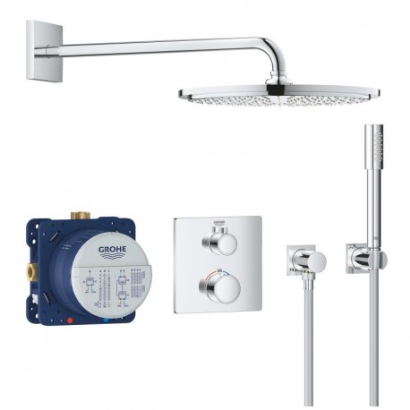 GROHE Grohtherm sprchová súprava Rainshower Cosmopolitan 310 s termostatom pod omietku, chróm 34730000