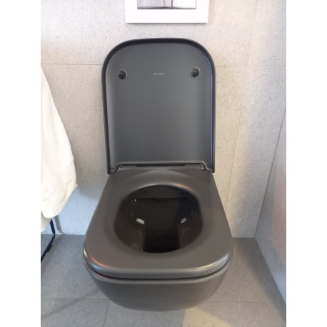 DURAVIT Happy D.2 závesná WC misa 36,5 x 54 cm  antracit 2222098900