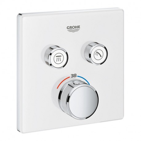 Grohe Grohtherm SmartControl termostatická batéria pod omietku, pre 2 spotrebiče, mesačná biela, 29156LS0, predĺžená záruka 5 rokov