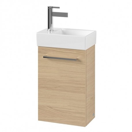 Villeroy & Boch AVENTO skrinka pod umývadlo, 340 x 514 x 202 mm 1 dvierka, pánty vpravo, Nordic Oak A87601VJ